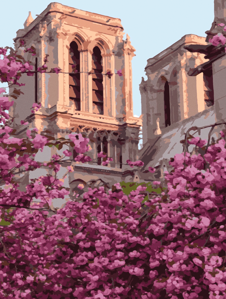 Notre Dame in Spring